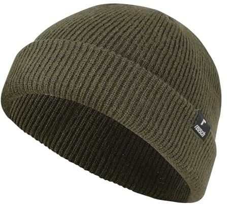Reusch Fisherman Beanie Damen & Herren | weich, atmungsaktiv & elastisch | kurze Strickmütze im Streetwear Style, Unisex Mütze für Alltag, Freizeit & Outdoor, für Frühling, Herbst & Winter
