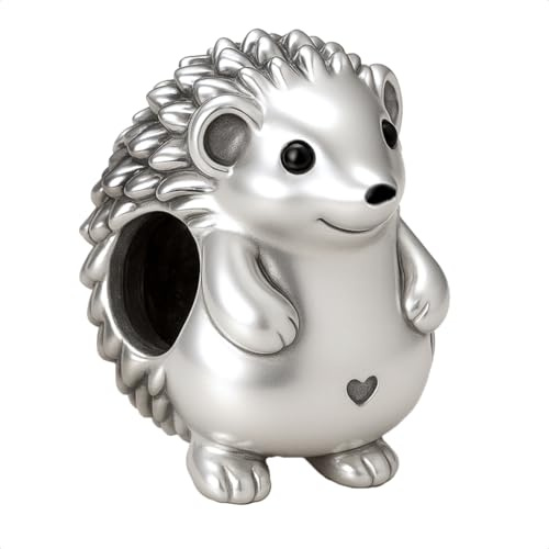 „Pricky Hedgehog“-Charm für Pandora-Armbänder | Sterlingsilber, Rhodiniert, inklusive Geschenkbox