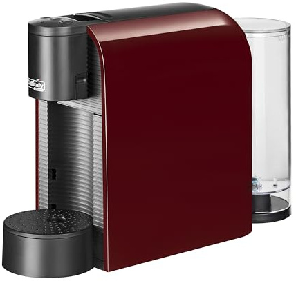 Caffitaly S36 Volta Cafetera de Cápsulas, compacta, rápida y silenciosa, encendido rápido, apagado automático, 3 Botones programables paras la dosificación. (Roja)
