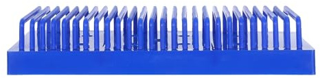 Mikikit Microscope Slide Drying Rack 5 Pieces Plastic Multi-Layer Quick Drying Design Blue Stable Structure for Laboratory Slide Staining and Storage