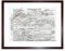 Wee Blue Coo Al Capone Death Certificate Gangster Mob Mafia 9x7'' Framed Art Print F97x13690