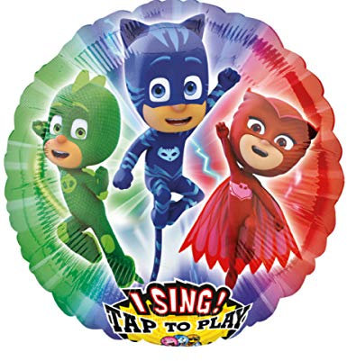 Amscan 3667901 - Folienballon Sing A Tune PJ Masks, 71 cm