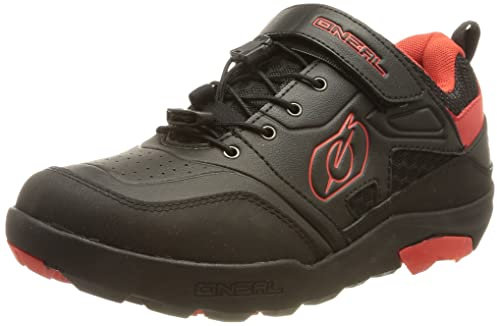 O'NEAL | Zapatos de ciclismo | Mountainbike MTB DH FR Downhill Freeride | excelente agarre, suela SPD, sistema de enganche rápido, transpirable | Zapatos Traverse SPD | Adultos | Negro Azul | Talla 39