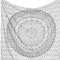THE ART BOX Indie Wandteppich Baumwolle Mandala Wandbehang Deko Teppich Aesthetic Room Decor Dekoration Wandtuch/Strandtuch Wohnzimmer Indische Tücher Schlafzimmer, Silber und Weiß 264x230 cm