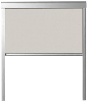 RoofLITE+ Verdunkelungsrollo für Dachfenster | Beige | VELUX MK06 und M06 | FAKRO, ARON, OptiLight 78/118 | DAKEA, Dakstra, M6A | Balio M6R