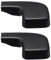 YIZAN 2X Neu Front Scheibenwischer Arm Abdeckung Kappen für 3 E90 E91 E92 61617138990, schwarz, 264855