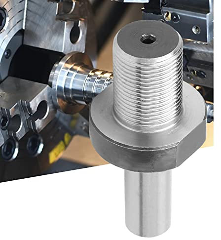 Uadme CNC Mini Chuck Connecting Rod, Stainless Steel M14*1 Electric Drill Connecting Rod for K01-50/63 K02-50/63 Lathe Chuck, Mini Lathe Machine Parts(10mm Inner Diameter)