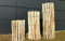 Staketenzaun Höhe 60 90 120 cm Gartenzaun Zaunlatte Holzzaun Zaun Haselnuss (Höhe 150cm X Länge 300cm, Lattenabstand 3-4 cm)