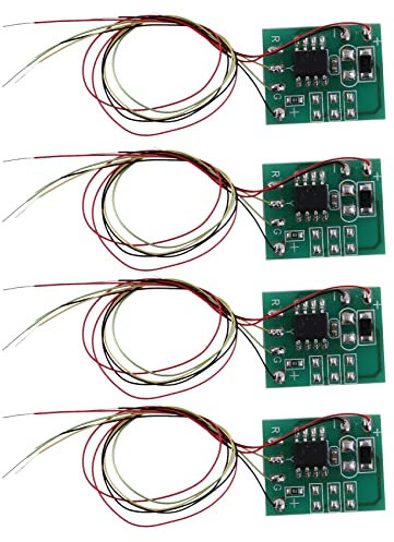 ZAYRAY 4 Stück DIY Waage Bau Sandtisch Modell Leiterplatte Licht Signal Modell HO Maßstab Eisenbahn Miniatur