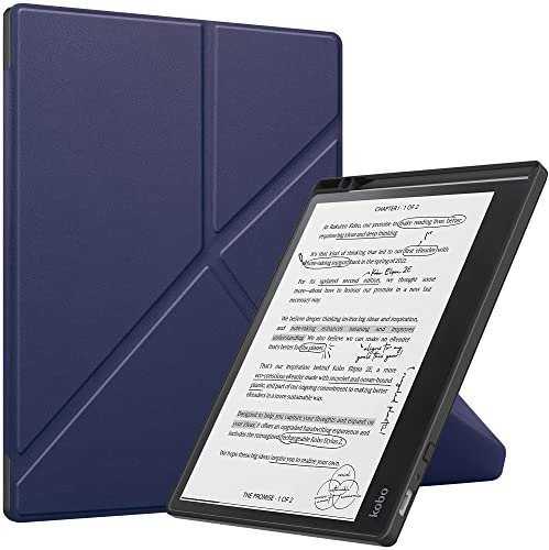 Étui de Protection Fin pour liseuse Kobo Elipsa 2E 2023 avec Fonction Support et Fonction Veille/réveil Automatique