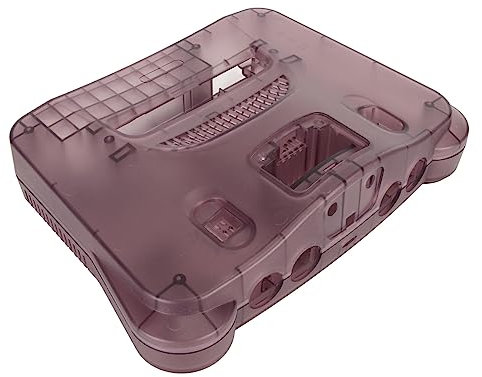Schutzhülle für N64 Retro-Videospielkonsole, Durchscheinende Retro-Videospielkonsolenhülle, Ersatz-Spielekonsolen-Schutzhülle für N64-Spielekonsole