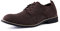 Zapatos de boda para hombre, zapatos de traje, zapatos de vestir Derby con cordones, zapatos clásicos de negocios, Marrón Sólido, 46 EU