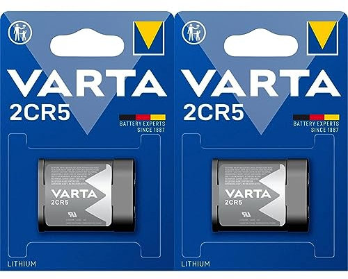 Varta - 6203301401 - Pile Professional - Lithium Argentique - 2CR5 (Lot de 2)