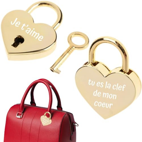 ERNESTINE - Cadeau couple amour - cadenas couple - cadeau personnalisé saint valentin - cadeau couple original - Idée cadeau homme, femme - mariage - saint valentin - anniversaire femme - cadeau amour