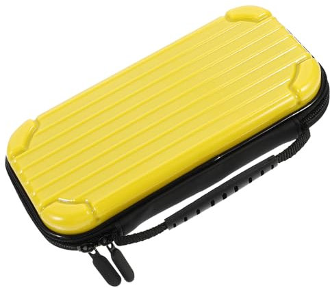 Uonlytech Tasche für Spielkonsolen Kompatibel mit Switch Tragbare Aufbewahrungstasche mit Gepolstertem Innenfutter und Elastischen Bändern für Handheld-konsolen und Zubehör