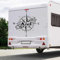 Rakelfix Kompass Kiel Aufkleber Ostsee Sticker Auto Camper Wohnmobil Caravan Autoaufkleber Wohnwagen Ostseebad