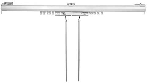 Rod Desyne Baton Draw White Traverse Rod 30-48 inch