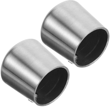 WATIIFUFU 2stücke Edelstahl Handlauf Endkappen Für Rohrschutz Rostfreies Metall Zubehör Für Treppengeländer Und Zaunpfosten Einfache Installation Langlebig Und Dekorativ