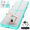FBSPORT Airtrack Matte, 20cm Hoch Verdicken 3M Tumbling Matte,Gymnastikmatte mit Luftpumpe,Trainingsmatte mit Tragetasche,Turnmatte für Zuhause, Outdoor,Yoga