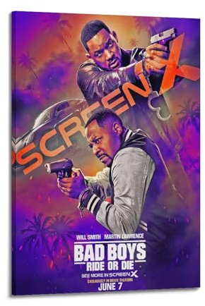 Minimalistische Vintage-Poster, Bad Boys Ride Or DieSublime Vogue-Poster, dekorative Malerei, Leinwand, Wandposter, coole Poster und Kunstbild, moderner Familienschlafzimmer-Dekor, ästhetische Poster,