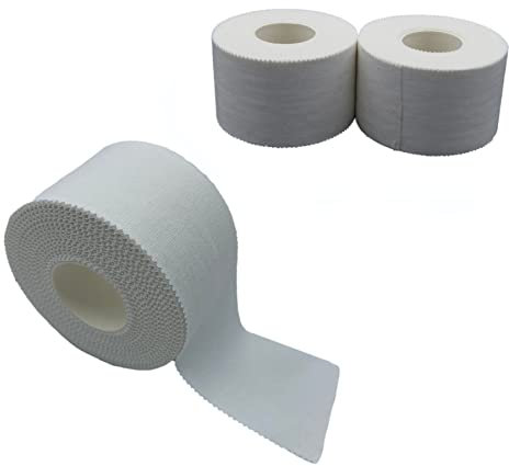 SPORTHERAPY Tape Sportivo Anelastico e Ipoallergenico per Bendaggio Funzionale Sportivo e Professionale | DISPOSITIVO MEDICO CERTIFICATO | Nastro Adesivo 3,8cm x 10m | Quantità: 2