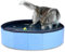 Piscine Pour Chien, Piscine Pliable Pour Chien, Baignoire Pour Chien Bassin Pour Chiens Baignoire Pliable Pour Chien Pataugeoire Piscine Pour Animaux Résistante À L'usure Et Antidérapante 80x20cm Bleu