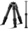 SIRUI AM-223S Mini Carbon Fiber Stativ mit SL-100S ausziehbarer Mittelsäule, max. Höhe 66 cm, Tragkraft 15 kg, Ultra-Leicht 0,7 kg für Schreibtisch und Reisen, neuartiges korrosionsbeständiges Carbon