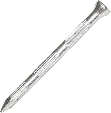 Lun Fix Betonnägel 3,5 x 40 mm Länge 1,6 100 Stk Senkkopf Stahl verzinkt | Set  gehärteter geriffelt, Stahlnägel für Beton Stein Ziegel Putz Mauerwerk