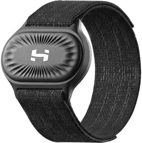 HandPlus hjärtfrekvens-bildskärm, komfort träningsnivåer optisk konditionsspårare, avancerad optisk HR med zontillbehör, 72 h offline-lagring, Bluetooth & ANT+ för fitnessträning