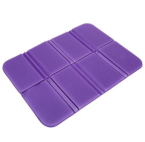 Siège Pliable Coussinet en Mousse Coussin Chaise Tapis de Sol Etanche pour Camping Pique-Nique Jardin Plage Extérieur (Couleur : Violet) Sleepingmat Table Et Sleepingmat Table Et Chaises De Camping