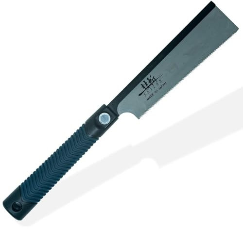 SUIZAN Japanese Dozuki Dovetail Hand Saw 7 Inch, Japanese Dovetail Hand Saw for Cross-cut, Rip-cut, Slant Cutting