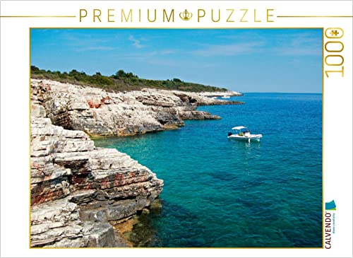 CALVENDO Puzzle Kap Kamenjak -Istrien -Kroatien 1000 Teile Puzzle quer | Lege-Größe cm Foto-Puzzle für glückliche Stunden