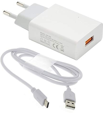 Forever - Chargeur USB 2A + Câble USB-C pour Oppo A5 2020