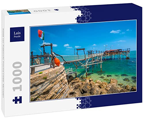 Lais Puzzle Küste von Trabocchi, Provinz Chieti, Abruzzen 1000 Teile