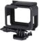 QIMEI-SHOP Carcasa Protectora Compatible con GoPro Hero 7/6/5/(2018) Black Marco Montura con Instale la Base y los Tornillos Negro