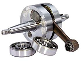 9921720 ALBERO MOTORE CORSA STANDARD SPALLE PIENE X AM TOP + CUSCINETTI SKF AM6