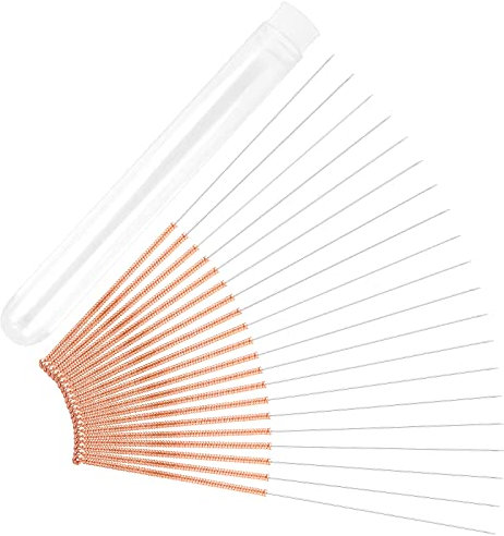 Aiguilles de Nettoyage 20 Pcs Aiguilles de Nettoyage de Buse d'Imprimante 3D en Acier Inoxydable 0.4 mm Nettoyant Tête d'impression pour Buse MK8 E3D MK10 de Imprimantes 3D