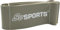 ScSPORTS® Fitnessband - Extra Lang, 2m, Elastisch, Nachhaltig, aus Natürlichem Latex - Gymnastikband, Trainingsband, Theraband, Widerstandsband für Krafttraining, Yoga, Pilates (Grau)