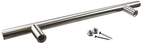 heicko Haustürgriff Edelstahl Vanessa, Stoßgriff mit 90° Stützen L=800 mm, A=560 mm (1 ST)