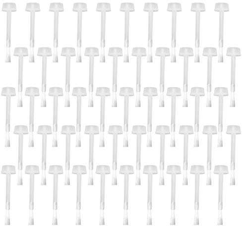 Remplacement de Brosse de Vernis à Ongles Pinceaux de Poudre de Trempage Gel Uv Pinceaux de Vernis Liquide Applicateur 200 Pièces pour Outils de Manucure de Salon à Domicile