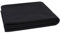 ZOLLNER Kuscheldecke in 130x170 cm - kuschelige und langlebige Fleecedecke - waschbar bis 95°C - hochwertiges Einfassband - antistatisch - Polyester - in schwarz - Oeko Tex® Zertifiziert