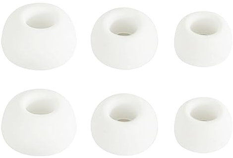 RTRTGS 6 Pezzi di Gommini di Ricambio in Silicone, Gommini di Ricambio in Silicone, Cuscinetti di Ricambio Accessori per Auricolari in-Ear, 3 Taglie (S/M/L)
