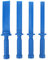 VOPBOR Scraper Chisel Set, Universal Nylon Plastic Composite Scraper Remover Chisel Tools Kit for Adhesive Caulk and More