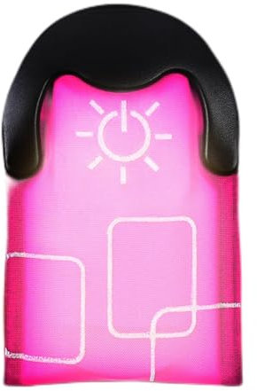 flintronic LED Clip, Aufladbarer USB LED Magnet Clip, LED Magnet Clip Lichter mit 3 Beleuchtungsmodi, Hohe Sichtbarkeit und Hell Leuchtend, Unisex für Rucksack Wandern Laufen Joggen, Rosa
