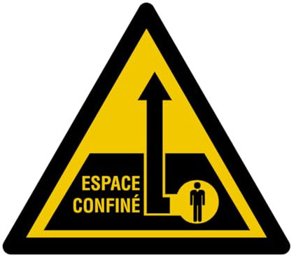 GRAVURE CONCEPT W227 - begrenzter Raum - Schild und Warnschild - Größe wählbar