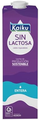 KAIKU Leche entera de vaca, sin lactosa 6 x 1l. (ENTERA)