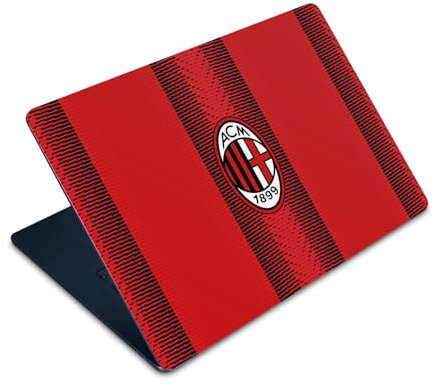 Head Case Designs Licenza Ufficiale AC Milan Home Kit per Stemma 2023/24 Vinile Sticker Pelle Adesivo Compatibile con Apple MacBook Air 15 M2 2023