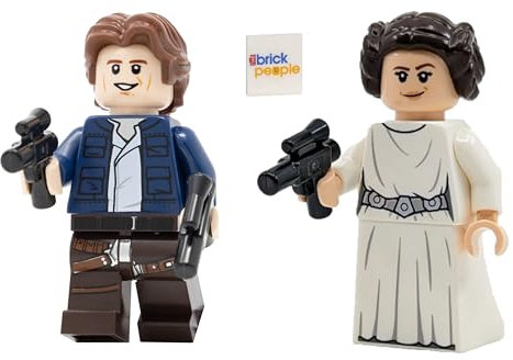 LEGO Star Wars: Han Solo Minifigur und Prinzessin Leia Combo