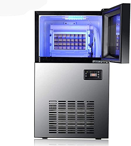Macchina per il ghiaccio da bancone, macchina per cubetti di ghiaccio commerciale, produce 77 libbre di ghiaccio in 24 ore, cubetti di ghiaccio pronti in 13 minuti, macchina per il ghiaccio a cubetti