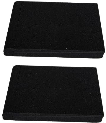 SHOWERORO 2stücke Schallschutzmatte Für Lautsprecher Voice Box Isolierung Stoßfestes Kissen Akustikpad Resonanzen Geeignet Für Monitore
